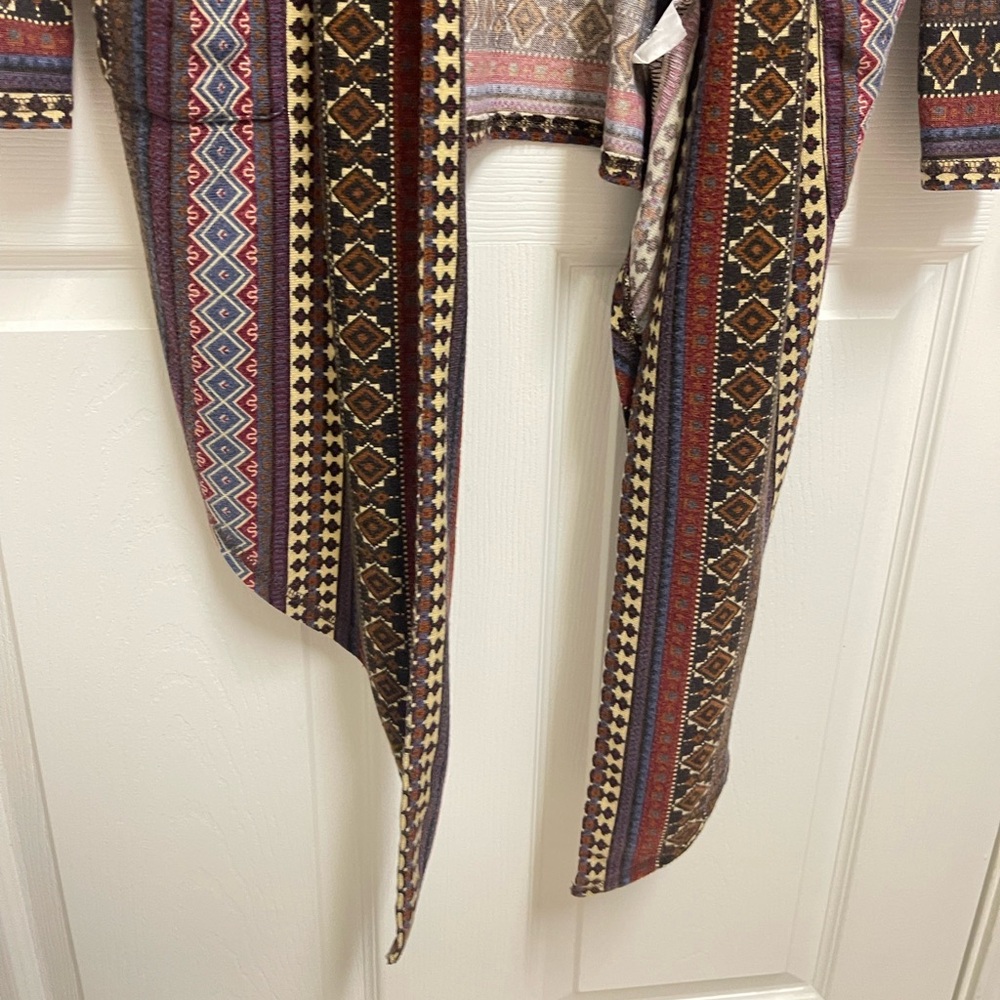 Double D Ranch Pattern Open Front Cardigan - image 7